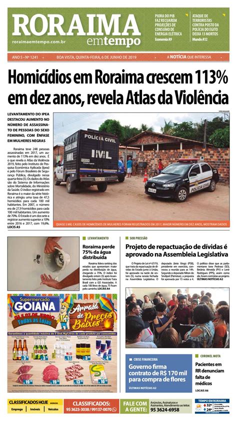 Jornal Roraima Em Tempo Edi O By Roraimaemtempo Issuu