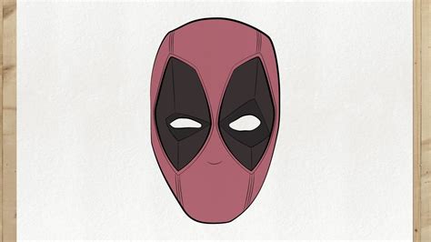 Como Desenhar O Deadpool Passo A Passo FÁcil E RÁpido Youtube