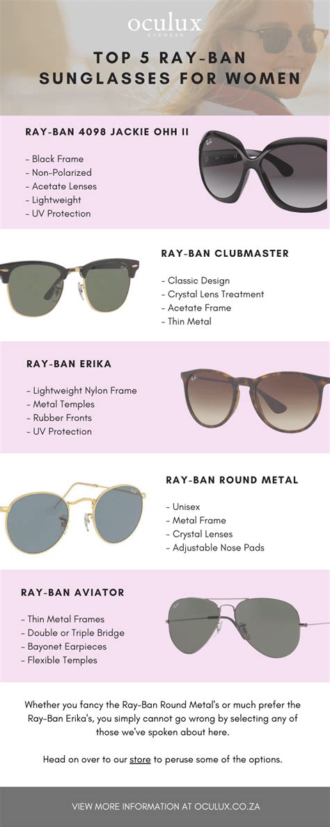 Top 5 Ray-Ban Sunglasses for Women - Oculux