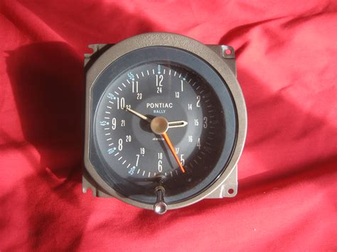 Pontiac 1964 1967 Pontiac Gto And Lemans Rally Clock