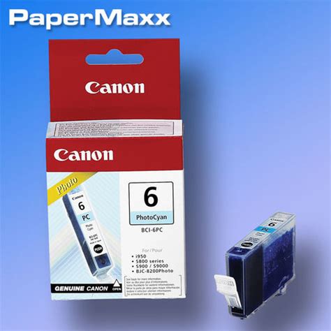 Canon Tintenpatrone 4709A002 BCI6PC Fotocyan PaperMaxx