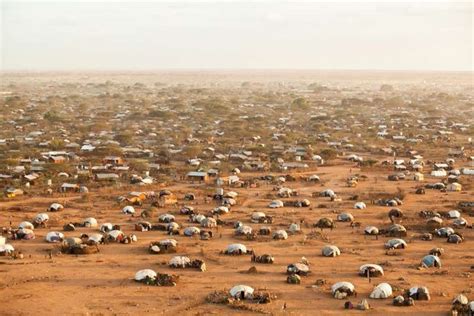 An Aerial View Of The Dadaab Refugee Complex In North East Kenya The