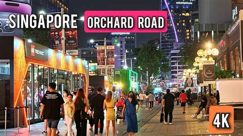 Singapore City Orchard Road Nightlife Youtube