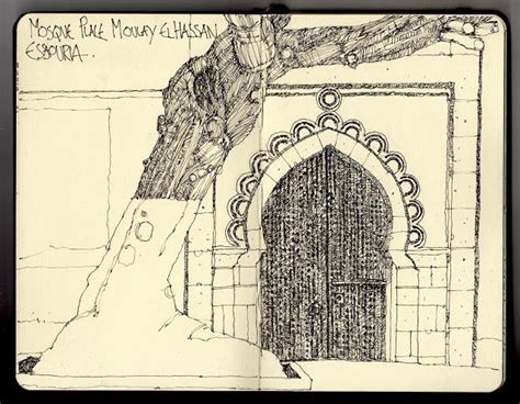 Ian Sidaway Fine Line Essaouira Sketchbook Inspiration Moleskine