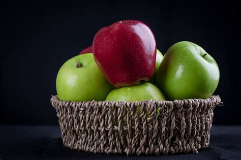 Different Kinds Of Apples And The Tasty Benefits Of Each Green And Red Of Apples In The Basket