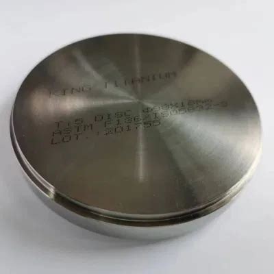 Astm F Gr Eli Titanium Alloy Circle Plate For Medical Implants