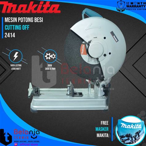 Promo MAKITA MESIN POTONG BESI 14 Inch 2414 NB CUT OFF 14 355 Mm 2000