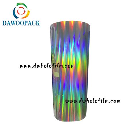 DW01 PET PVC Hologram Film PET Hologram Film Seamless PVC Holographic