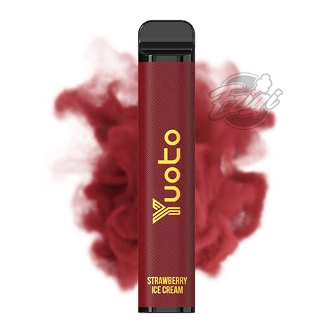 Yuoto Strawberry Ice Cream Disposable Vape E Cigarette