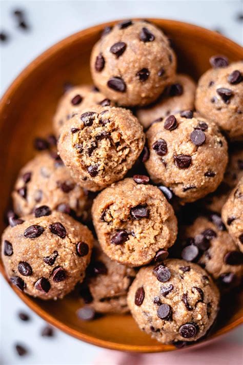 Cookie Dough Bites Healthy Vegan No Bake Recipe Two Spoons