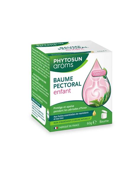 Phytosun Aroms Baume Pectoral Enfant Pot De 60 Grammes