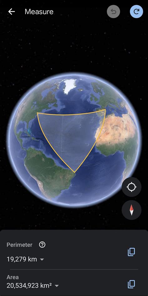 Visualization of Earth's Radius on Google Earth through Philadelphia, Barcelona, and Natal. : r ...