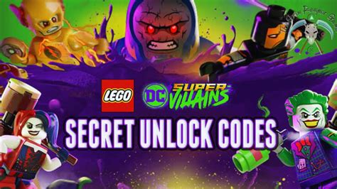 LEGO DC SUPER VILÕES Todos os cheat codes de personagens em uma