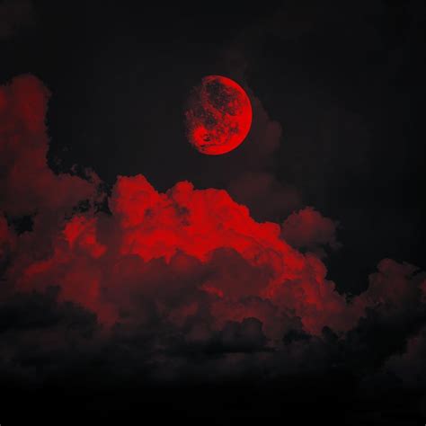 Dark Red Moon Wallpapers - Top Free Dark Red Moon Backgrounds ...