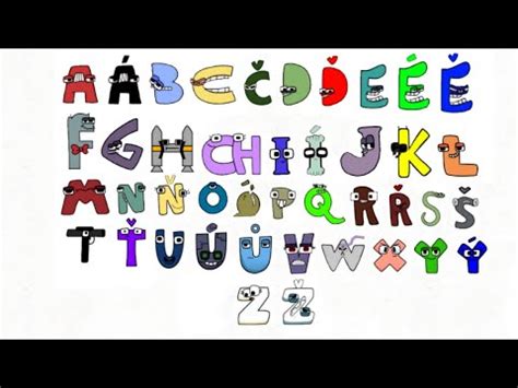 My Czech Alphabet Lore Set Czech YouTube