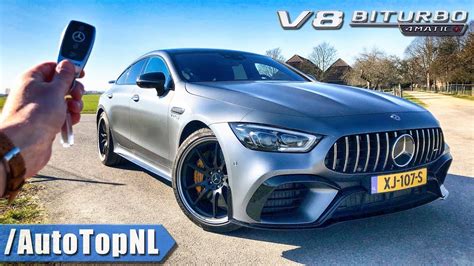 Mercedes AMG GT 63 S 4Door REVIEW POV Test Drive On AUTOBAHN ROAD By