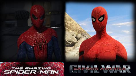 The Amazing Spider-Man and Civil War Spider-Man Texture - GTA5-Mods.com