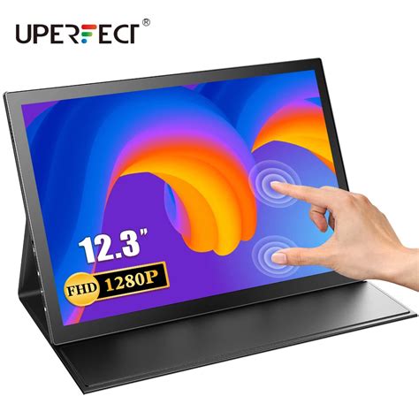 Uperfect Touchscreen Draagbare Monitor 1920 × 1280 Fhd Ips 12 3 Inch Scherm Voor Raspberry Pi