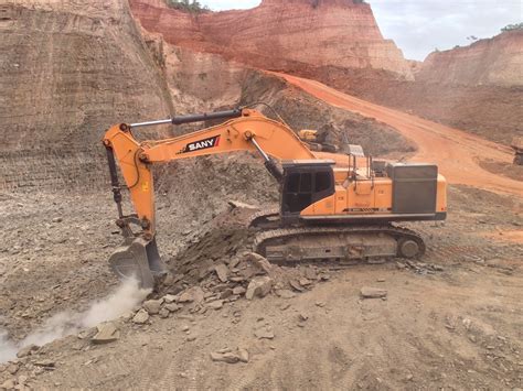 Sany Excavator Sany Large Excavator Working For Mining Project