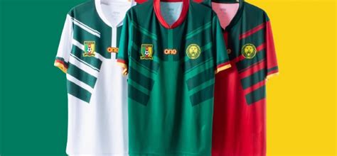 Cameroun 2022 les nouveaux maillots pour la coupe du monde - Maillots ...