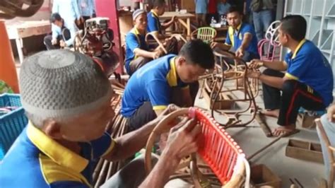 60 Warga Binaan Lapas Sekayu Berlatih Buat Mebel