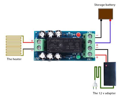 Xh M350 Backup Battery Switching Module Dc12v 150w Automatic Switching