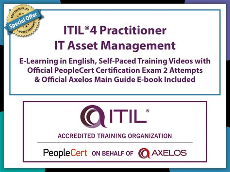 Itil® 4 Practitioner It Asset Management Practice E Learning In English Self Paced Training