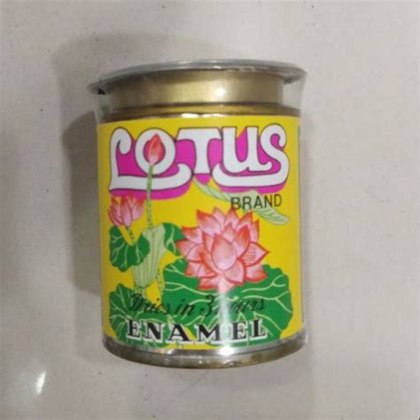 Gold/ Silver paint Lotus quick dry enamel(QDE)60cc | Shopee Philippines