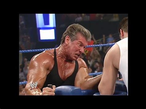 Mr Mcmahon Vs Zach Gowen Arm Wrestling Match Smackdown