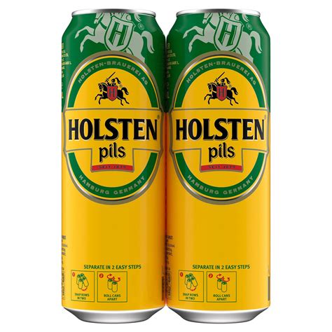 Holsten Pils Lager Beer 4 X 568ml Cans Beer Iceland Foods