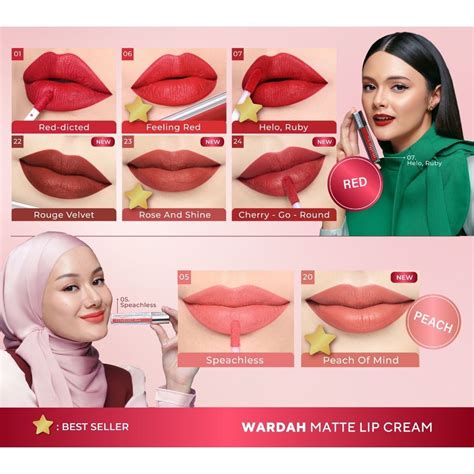 Jual Wardah Exclusive Matte Lip Cream Original KEMASAN BARU Shopee