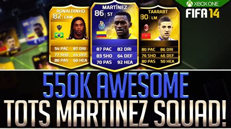 Tots Martinez Awesome K Squad Builder Fifa Ultimate Team