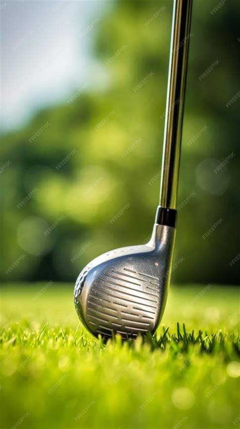 Premium Ai Image A Close Up Of A Golf Club And A Golf Ball On The