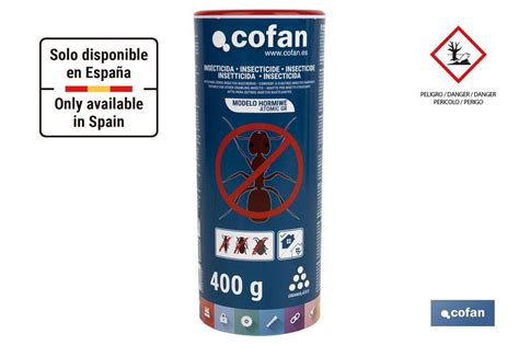 Insecticida Para Hormigas Micro Granulado Bote De 400 G Cofan