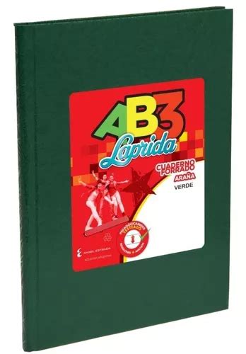 Cuaderno Escolar 19 X 23 5 Laprida Ab3 Tapa Dura 98 Hojas Color Verde