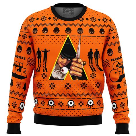 Christmas Alex A Clockwork Orange Ugly Christmas Sweater Otaku Treasure