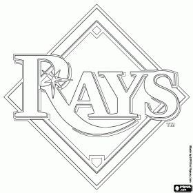 Tampa Bay Rays Logo Baseball Team From The American League East