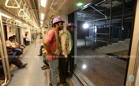 Pics Chennai Metros First Underground Section Nearing Completion