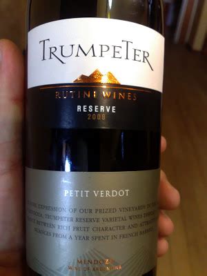 Argentinas Wines Revisited By Miguel Trumpeter Reserve Petit Verdot