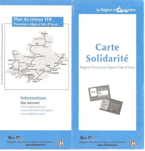 La carte TER solidarité en région PACA AUGAD Association Des