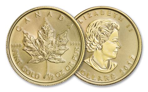 2017 Canada 20 Dollar 1/2-oz Gold Maple Leaf Coin BU | GovMint.com