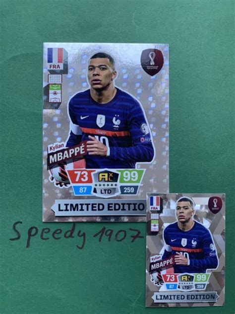 PANINI FIFA WORLD Cup Qatar 2022 XXL Limited Mbappe France Frankreich