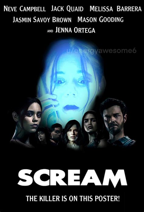 Scream (2022) Poster in the style of Scream (1996) made by me : Scream