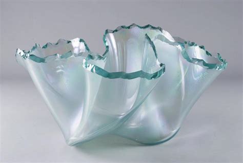 Freeform Slumped Glass Vessel By Laurel Fyfe