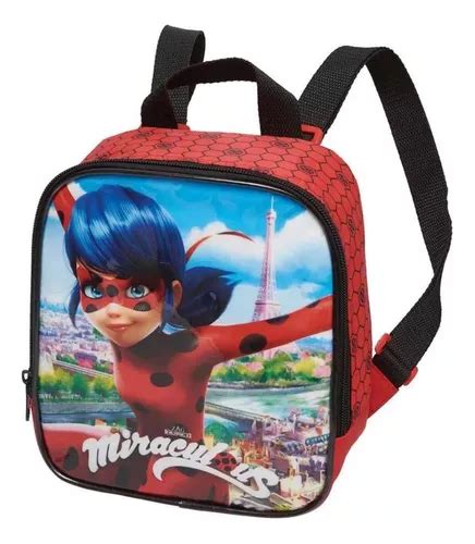 Lancheira Térmica Ladybug Miraculous Merendeira Infantil Frete Grátis