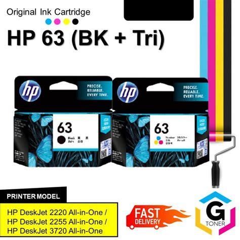 Hp 63 Black And Tri Color Original Ink Cartridges Lazada