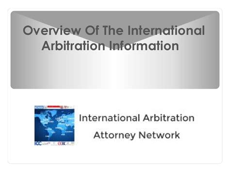 International arbitration overview by International Arbitration - Issuu