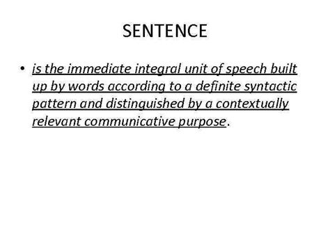 Syntax Of The Phrase Syntagmatic Connections Of Words