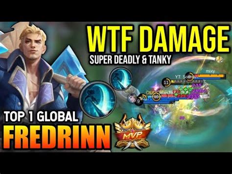 FREDRINN BEST BUILD 2023 TOP 1 GLOBAL FREDRINN GAMEPLAY MOBILE