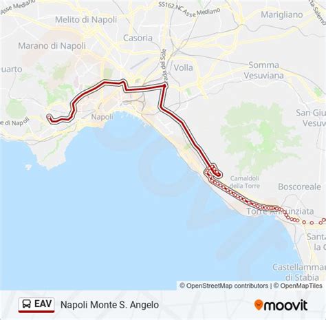 Linea Eav Orari Fermate E Mappe Napoli Monte S Angelo Aggiornato